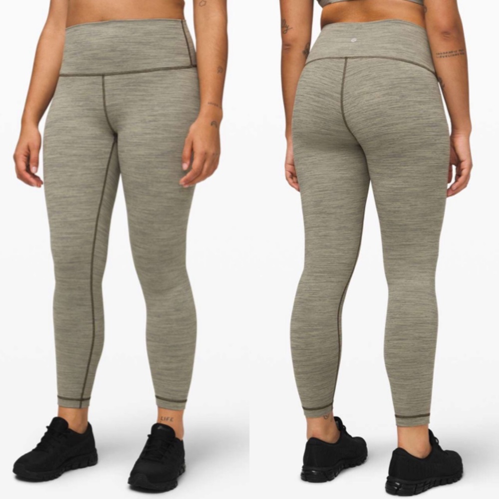 Lululemon wunder under hi rise tights sage size 12